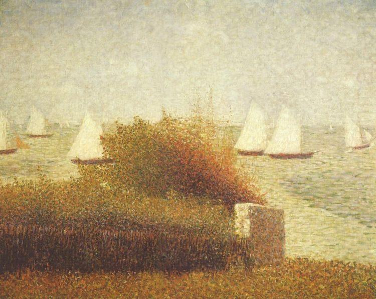 Die Rede von Grandcamp, Georges Seurat